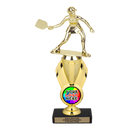 Custom Pickleball Trophy - Type B Series 3687/342655 - Anderson Trophy Co.