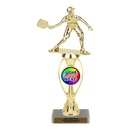 Custom Pickleball Trophy - Type B Series 3687/36013 - Anderson Trophy Co.