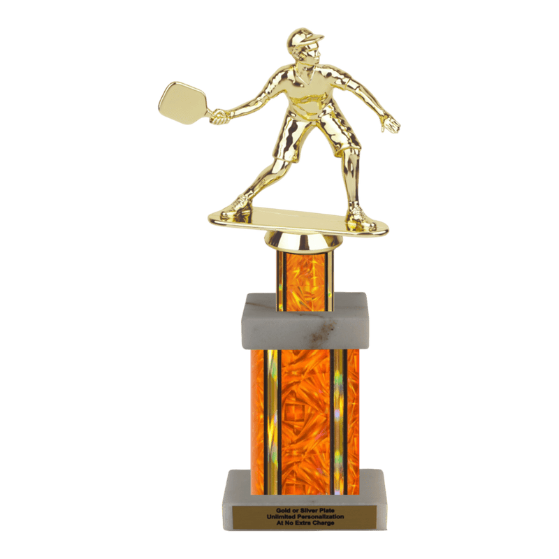 Custom Pickleball Trophy - Type G Series 3687 - Anderson Trophy Co.