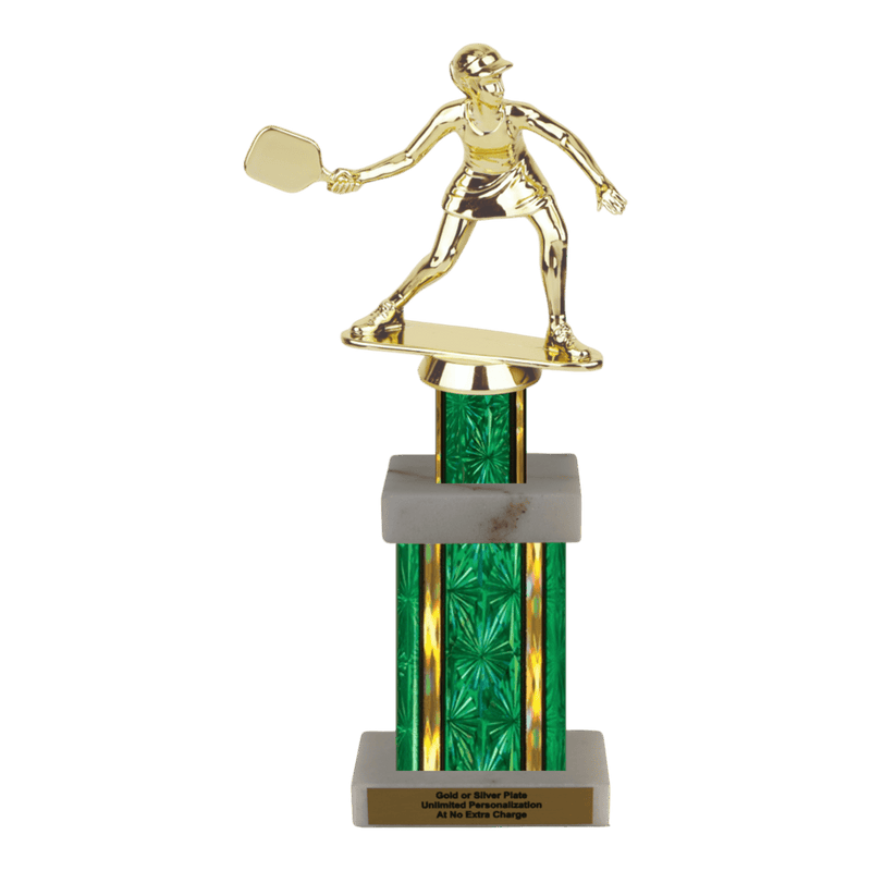 Custom Pickleball Trophy - Type G Series 3687 - Anderson Trophy Co.