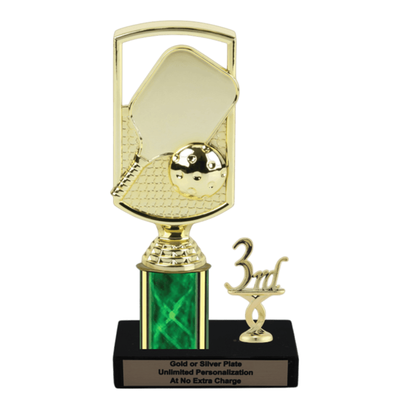 Custom Pickleball Trophy - Type L Series 3F899 - Anderson Trophy Co.