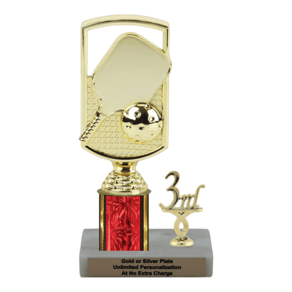 Custom Pickleball Trophy - Type L Series 3F899 - Anderson Trophy Co.