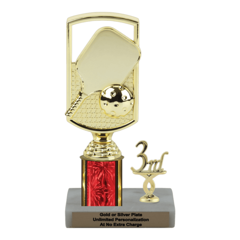 Custom Pickleball Trophy - Type L Series 3F899 - Anderson Trophy Co.