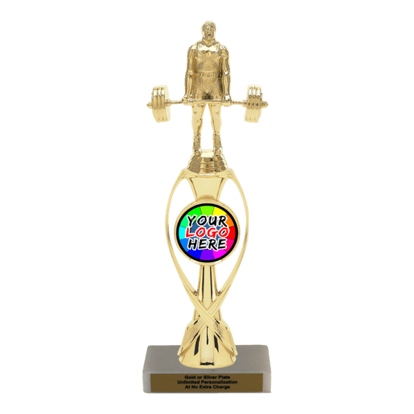 Custom Power Lifter Trophy - Type B Series 3639/36013 - Anderson Trophy Co.