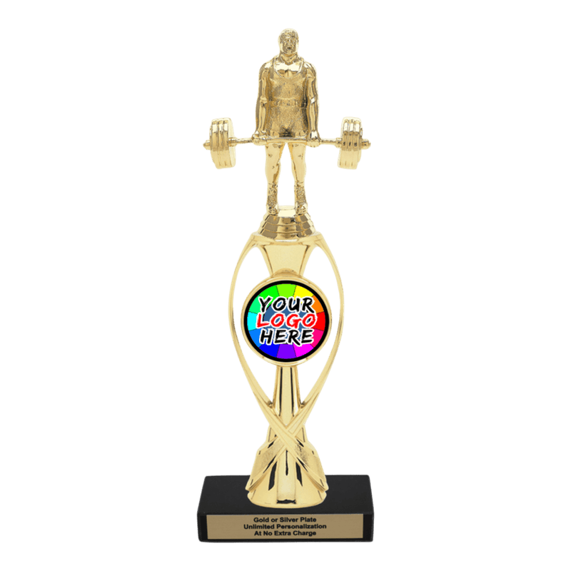 Custom Power Lifter Trophy - Type B Series 3639/36013 - Anderson Trophy Co.