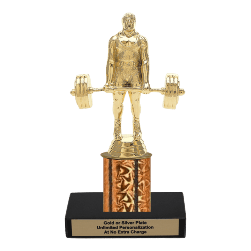 Custom Power Lifter Trophy - Type C Series 3639 - Anderson Trophy Co.