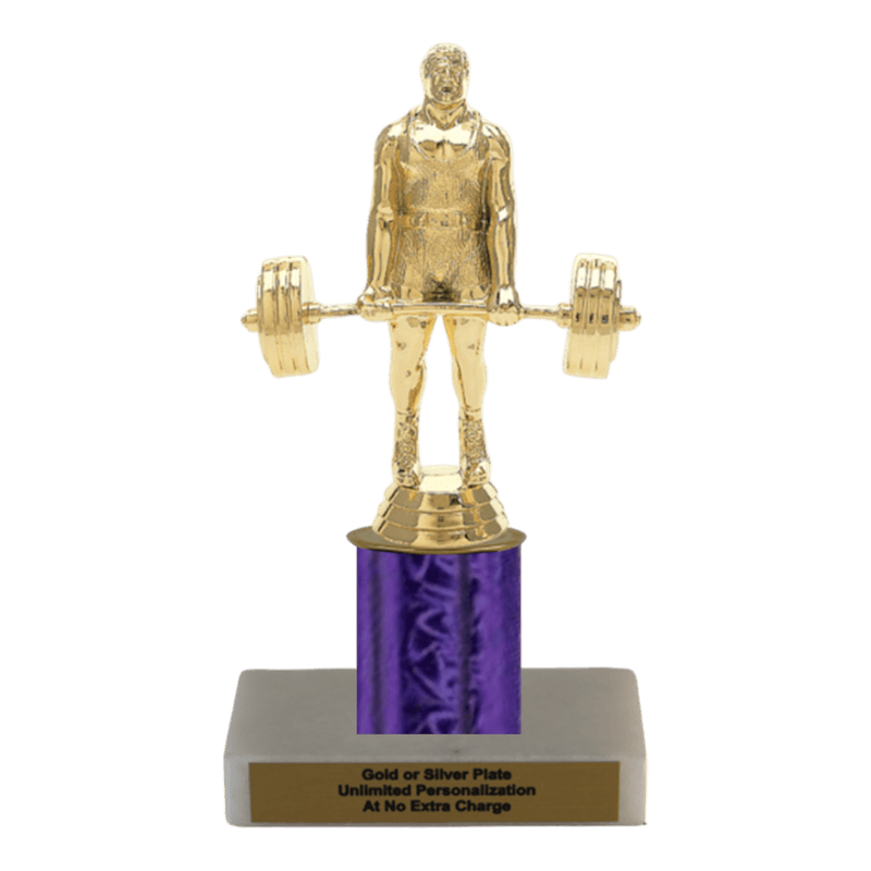 Custom Power Lifter Trophy - Type C Series 3639 - Anderson Trophy Co.