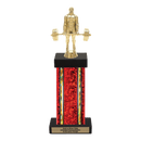 Custom Power Lifter Trophy - Type F Series 3639 - Anderson Trophy Co.