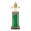 Custom Power Lifter Trophy - Type F Series 3639 - Anderson Trophy Co.
