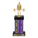 Custom Power Lifter Trophy - Type F Series 3639 - Anderson Trophy Co.