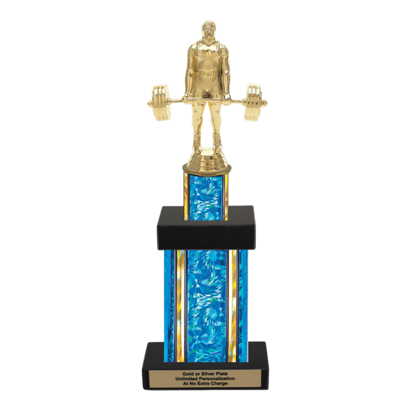 Custom Power Lifter Trophy - Type G Series 3639 - Anderson Trophy Co.