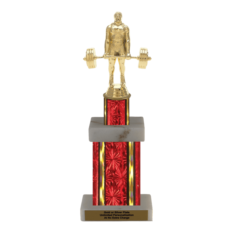 Custom Power Lifter Trophy - Type G Series 3639 - Anderson Trophy Co.