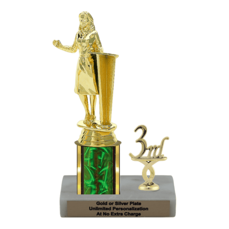 Custom Public Speaking Trophy - Type L Series 35009 - Anderson Trophy Co.