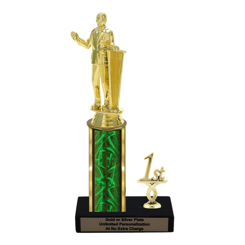 Custom Public Speaking Trophy - Type L Series 35009 - Anderson Trophy Co.