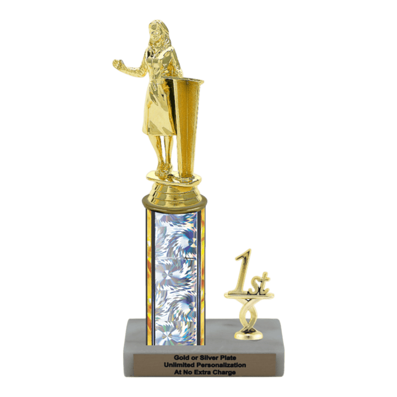 Custom Public Speaking Trophy - Type L Series 35009 - Anderson Trophy Co.