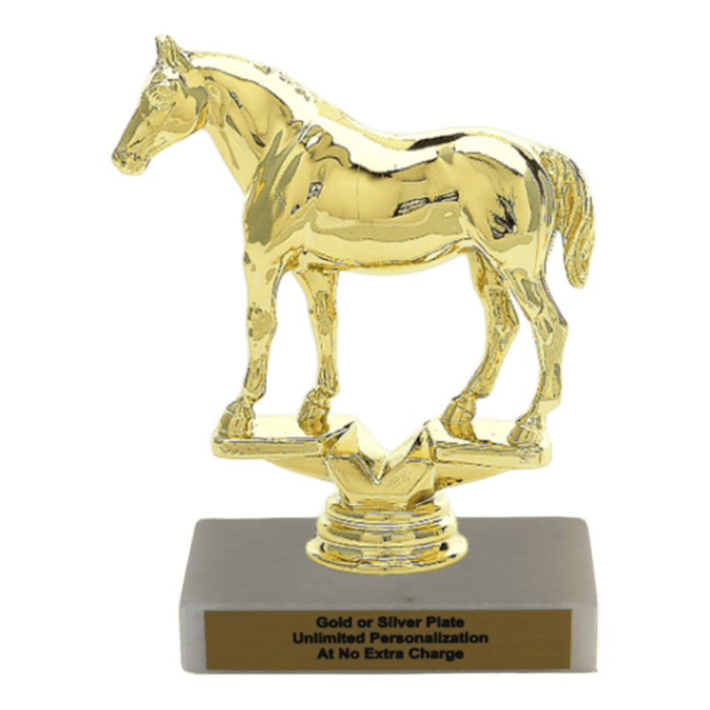 Custom Quarter Horse Trophy - Type A Series 3731 - Anderson Trophy Co.