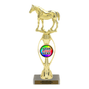 Custom Quarter Horse Trophy - Type B Series 3731/36013 - Anderson Trophy Co.