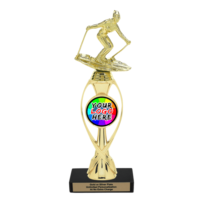 Custom Skiing Trophy - Type B Series 3575/36013 - Anderson Trophy Co.