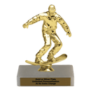 Custom Snowboarding Trophy - Type A Series 2F1022 - Anderson Trophy Co.
