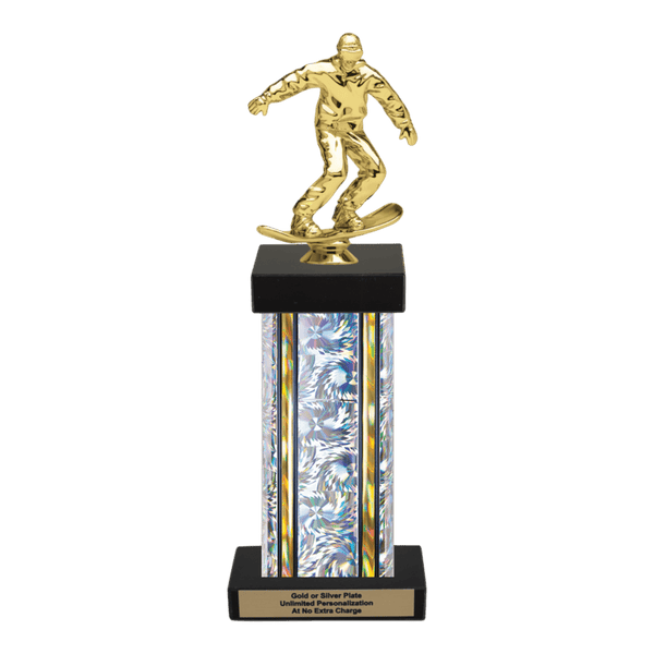 Custom Snowboarding Trophy - Type F Series 2F1022 - Anderson Trophy Co.