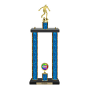 Custom Soccer 2 Post Trophy - Series 3515 - Anderson Trophy Co.