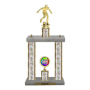Custom Soccer 2 Post Trophy - Series 3515 - Anderson Trophy Co.