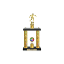 Custom Soccer 2 Post Trophy - Series 3515 - Anderson Trophy Co.