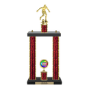 Custom Soccer 2 Post Trophy - Series 3515 - Anderson Trophy Co.