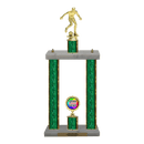 Custom Soccer 2 Post Trophy - Series 3515 - Anderson Trophy Co.