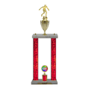 Custom Soccer 2 Post Trophy - Series 3515/2C17B - Anderson Trophy Co.