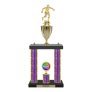 Custom Soccer 2 Post Trophy - Series 3515/2C17B - Anderson Trophy Co.