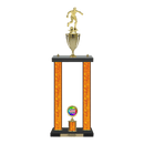 Custom Soccer 2 Post Trophy - Series 3515/2C17B - Anderson Trophy Co.