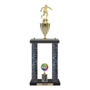 Custom Soccer 2 Post Trophy - Series 3515/2C17B - Anderson Trophy Co.