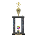 Custom Soccer 2 Post Trophy - Series 3515/2C17B - Anderson Trophy Co.