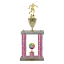 Custom Soccer 2 Post Trophy - Series 3515/2C17B - Anderson Trophy Co.