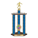 Custom Soccer 3 Post Trophy - Series 3515 - Anderson Trophy Co.