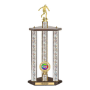 Custom Soccer 3 Post Trophy - Series 3515 - Anderson Trophy Co.