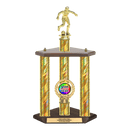 Custom Soccer 3 Post Trophy - Series 3515 - Anderson Trophy Co.