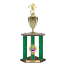 Custom Soccer 3 Post Trophy - Series 3515/2C17C - Anderson Trophy Co.