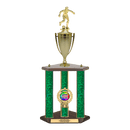Custom Soccer 3 Post Trophy - Series 3515/2C17C - Anderson Trophy Co.