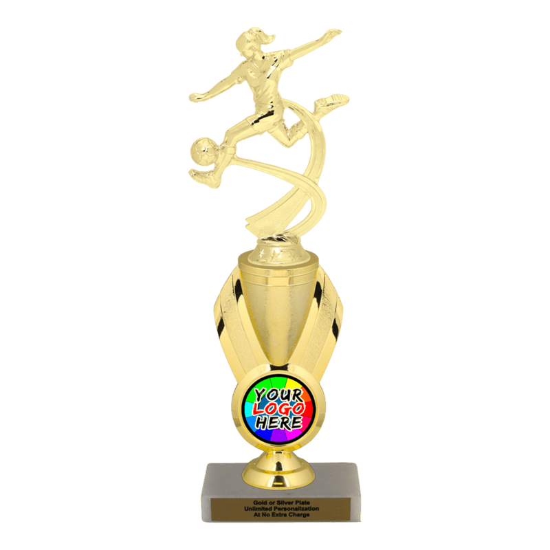 Custom Soccer Trophy - Type B Series 2MF4518/342655 - Anderson Trophy Co.