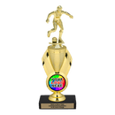 Custom Soccer Trophy - Type B Series 3515/342655 - Anderson Trophy Co.