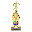Custom Soccer Trophy - Type B Series 3515/342655 - Anderson Trophy Co.