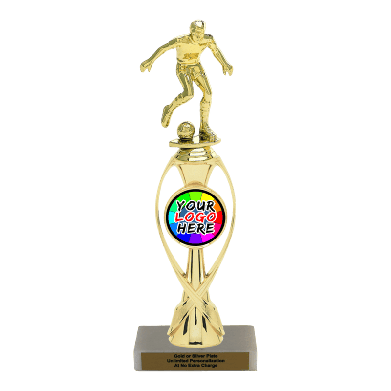 Custom Soccer Trophy - Type B Series 3515/36013 - Anderson Trophy Co.