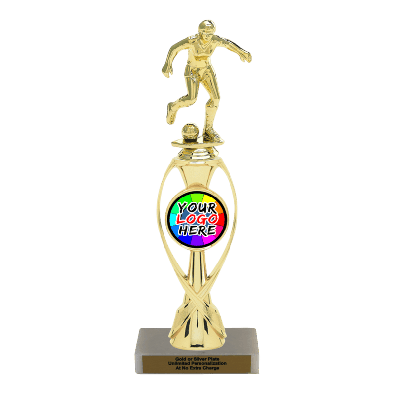 Custom Soccer Trophy - Type B Series 3515/36013 - Anderson Trophy Co.