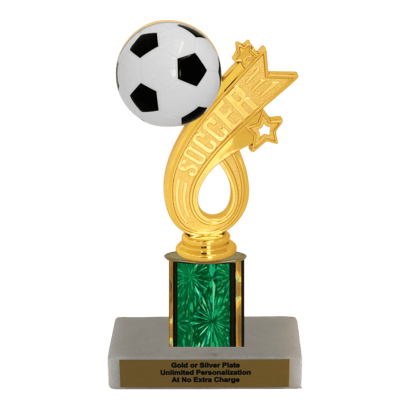 Custom Soccer Trophy - Type C Series 1RP92086 - Anderson Trophy Co.