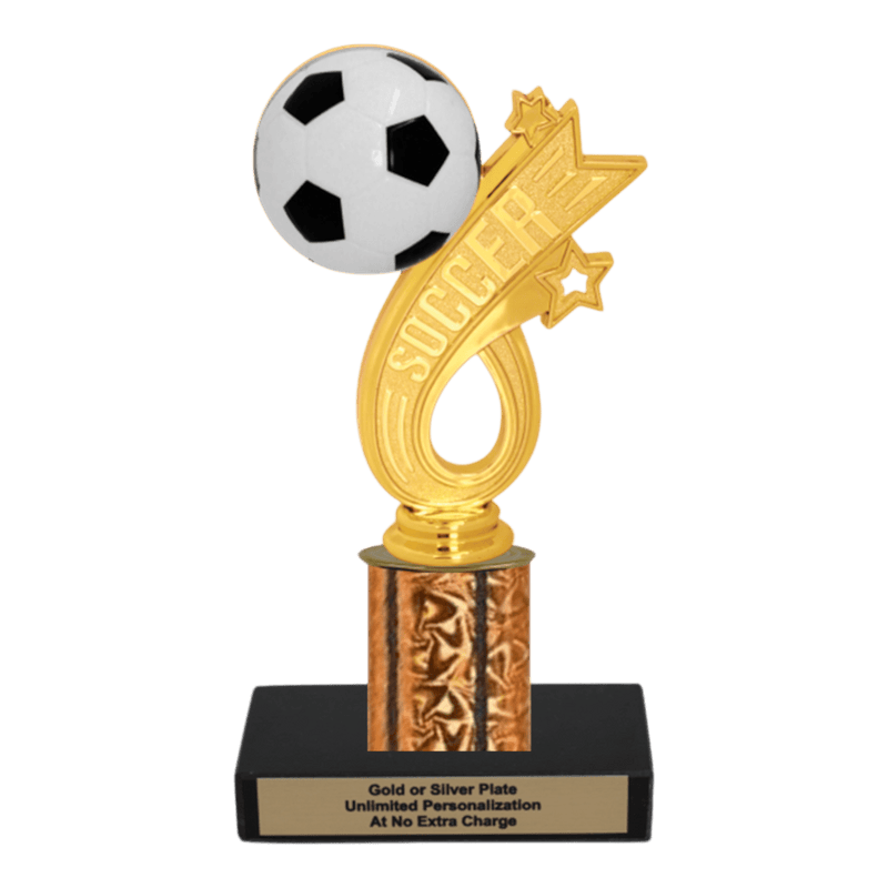 Custom Soccer Trophy - Type C Series 1RP92086 - Anderson Trophy Co.