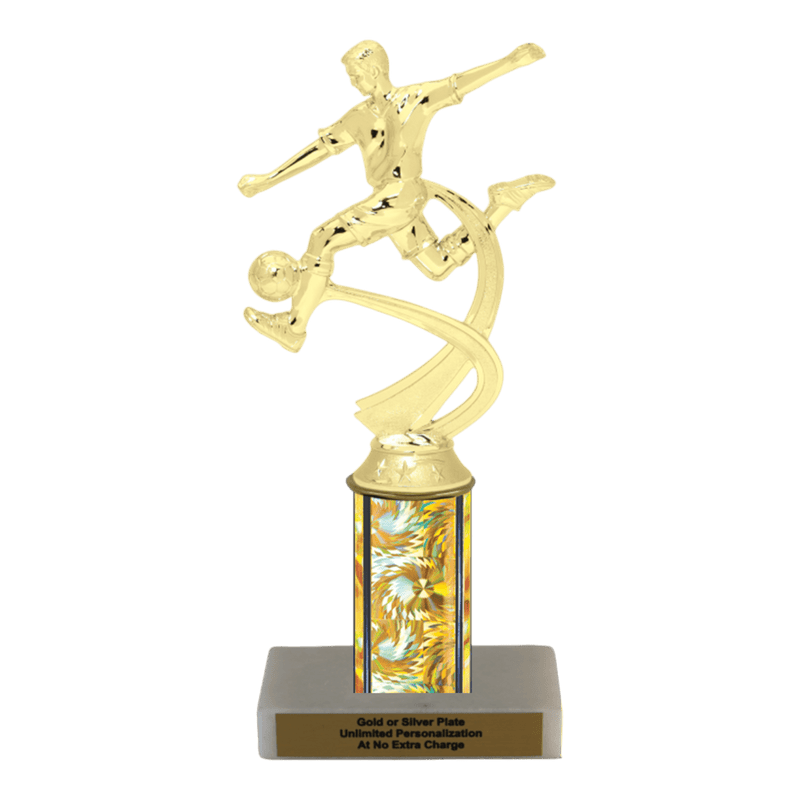 Custom Soccer Trophy - Type C Series 2MF4518 - Anderson Trophy Co.