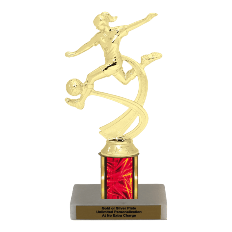 Custom Soccer Trophy - Type C Series 2MF4518 - Anderson Trophy Co.