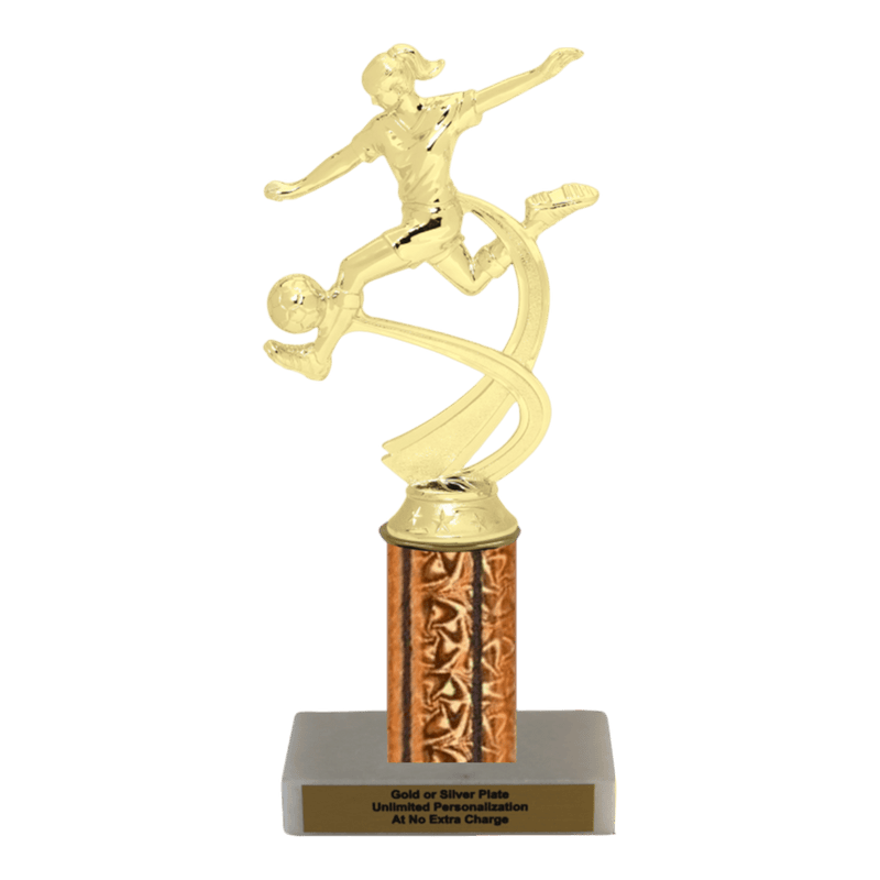 Custom Soccer Trophy - Type C Series 2MF4518 - Anderson Trophy Co.